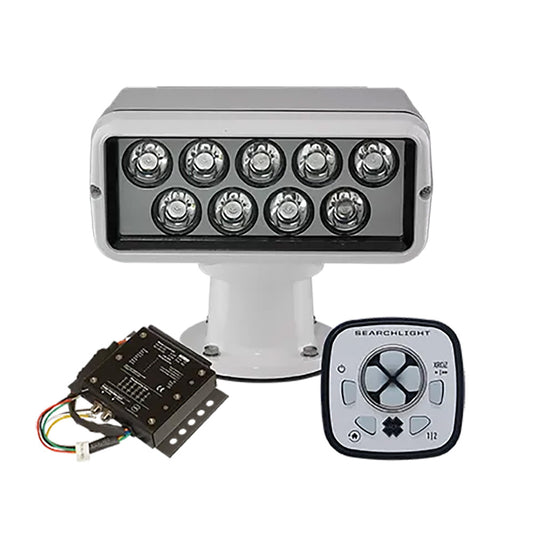 ACR RCL-100 LED White Searchlight w/URP-103 Wired Point Pad  URC-104 Master Controller [1978]
