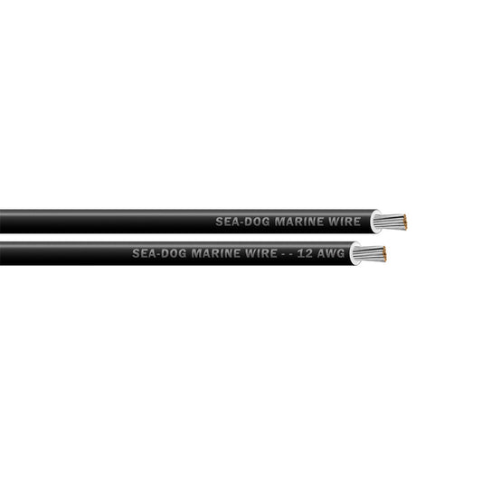 Sea-Dog 12 AWG Black Primary Wire - 1000' [8012019]