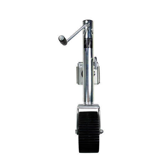 Powerwinch Utility Series Jack - 1500lb, Weld-On, Single Wheel Wide, Zinc [21500-J-1500-W1W-Z-R]
