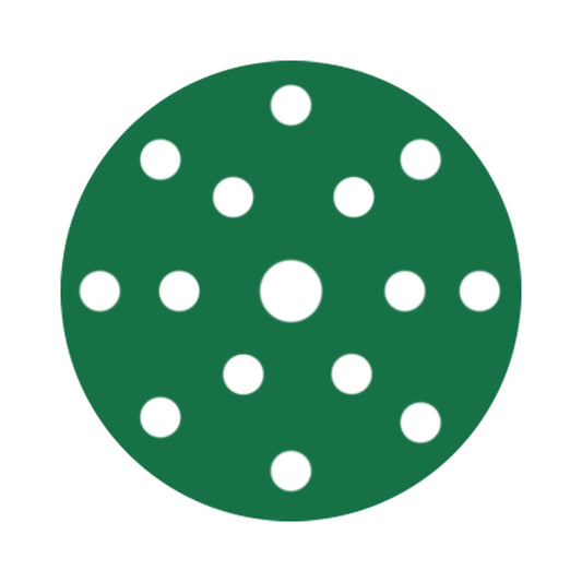 RUPES PROCUT Film Abrasive Discs 150mm (6") - 15 Holes - P400 Grit *Box of 50pcs [9.45FD400]