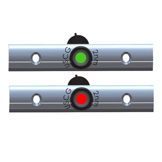 TACO Rub Rail Mounted LED Navigation Light Set - 4" w/Deutsch Plug Port  Starboard [F38-6810B-1]