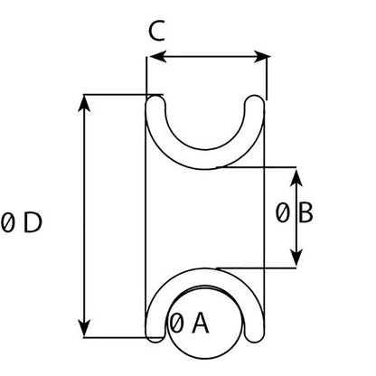 Wichard FRX25 Friction Ring - 25mm (63/64") [22517W]