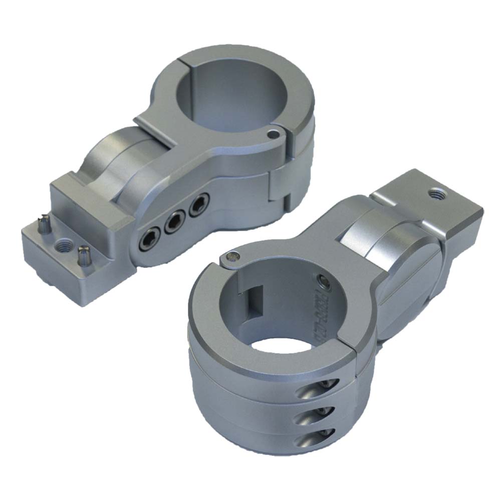 PTM Watersports Board Rack Mounts - 2.5" Pipe Clamp - Titanium Grey [P13198-2500TEBGR]