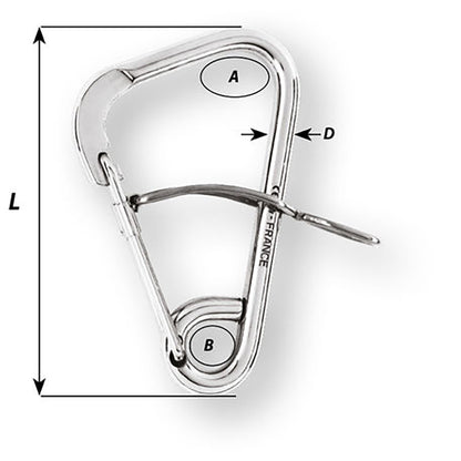 Wichard Automatic Mooring Hook - 170mm Length - 6-11/16" [2329W]