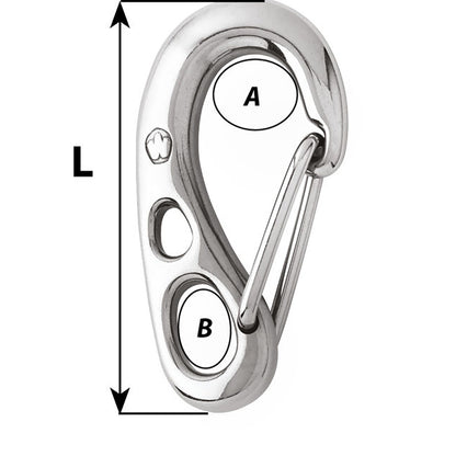 Wichard HR Safety Snap Hook - 100mm Length - 3-15/16" [2382W]